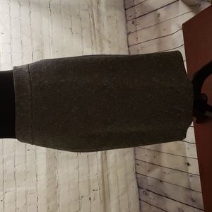 Ann Taylor Grey Pencil Skirt 14